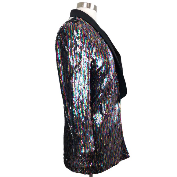 Anthro. | Cartonnier Roza Flip Sequin Blazer - Picture 4 of 10